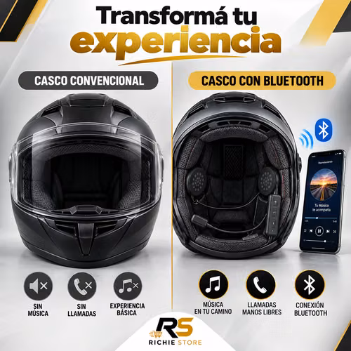 Kit Bluetooth para Casco de Moto con Micrófono Manos Libres - Imagen 6