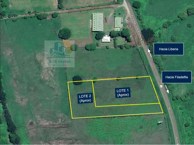 Lotes de 10,000 m² en Venta Cerca del Aeropuerto de Liberia, Guanacaste