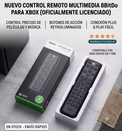 Multimedia Control 8BitDo for Xbox Series X-124; S / One (Official License)