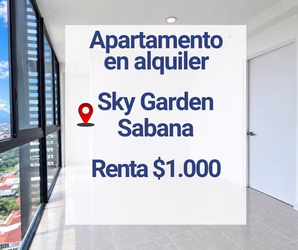 Alquiler Apartamento Sky Garden Sabana - Imagen 1