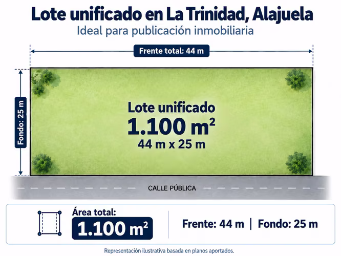 Lote comercial mixto 1.100 m² en Alajuela - Imagen 4