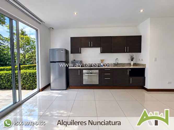 Apartamento de 1 habitación en Bosques de Escazú | terraza y patio - Imagen 6