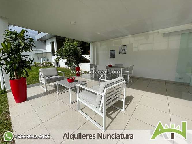 Apartamento amueblado de 2 habitaciones | por Avenida Escazu |Trejos Montealagre
