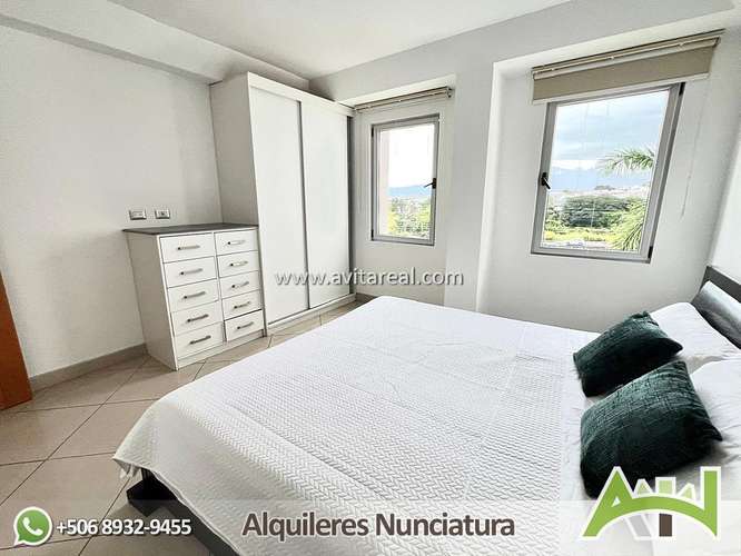 Apartamento amueblado de 2 habitaciones | por Avenida Escazu |Trejos Montealagre