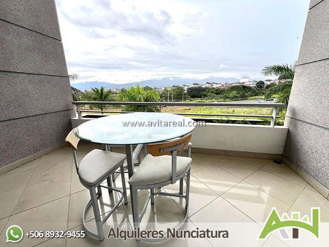 Apartamento amueblado de 2 habitaciones | por Avenida Escazu |Trejos Montealagre