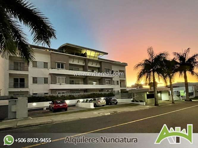 Apartamento amueblado de 2 habitaciones | por Avenida Escazu |Trejos Montealagre