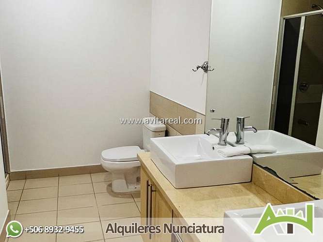 Apartamento amueblado de 2 habitaciones | por Avenida Escazu |Trejos Montealagre