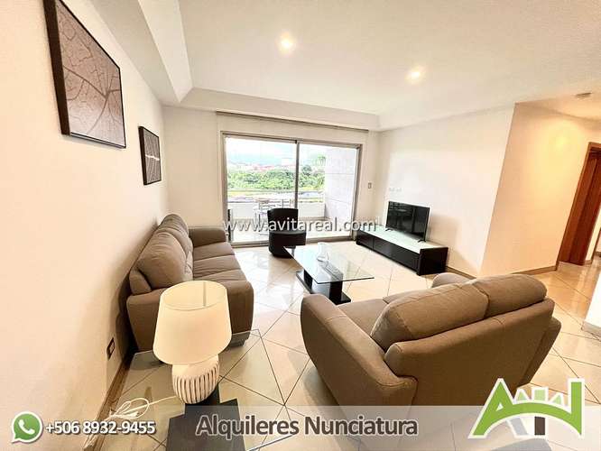 Apartamento amueblado de 2 habitaciones | por Avenida Escazu |Trejos Montealagre