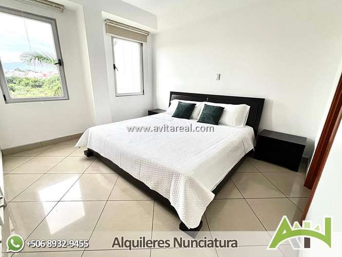 Apartamento amueblado de 2 habitaciones | por Avenida Escazu |Trejos Montealagre