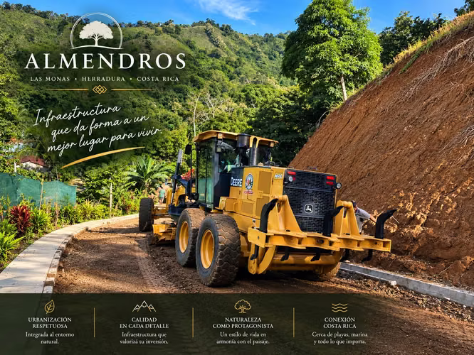 ALMENDROS: NUEVE LOTES PRIVADOS DE 900 MTS con vista al mar y rodeados de montañas protegidas