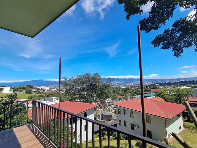 Cómodo apartamento amueblado con vista panorámica al valle central 