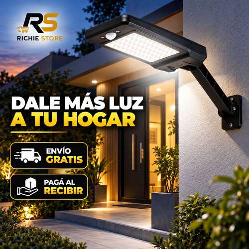 Lámpara Solar LED de Pared con Brazo, Sensor de Movimiento y Control Remoto - Imagen 9
