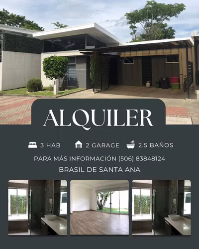 Alquiler de casa de 1 solo nivel, bella!!