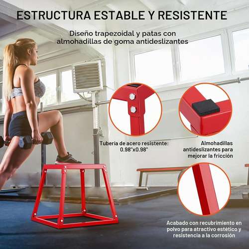 banco soporte de motor sirve para hacer ejercicios como step con pesas caja pilometrica asch - Imagen 5
