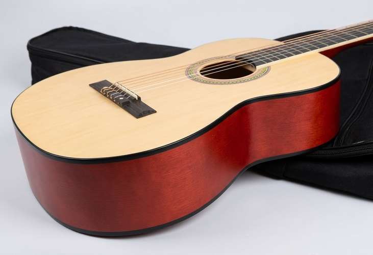 Guitarra Acústica Palmer PC-12 + Kit Completo de Accesorios (Excelente Estado)