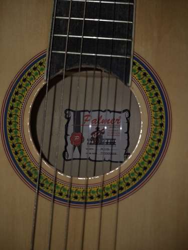 Guitarra Acústica Palmer PC-12 + Kit Completo de Accesorios (Excelente Estado)
