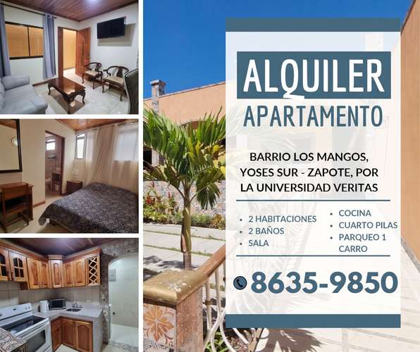 Alquiler de apartamento amueblado por la U Veritas - Yoses Sur - Imagen 8