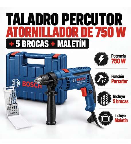 Taladro percutor y atornillador 