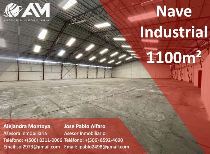 NAVE INDUSTRIAL EN TIBAS 1100m²
