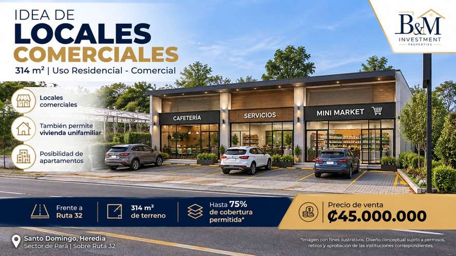 Lote en venta sobre Ruta 32 | Santo Domingo de Heredia | 45 millones - Imagen 6