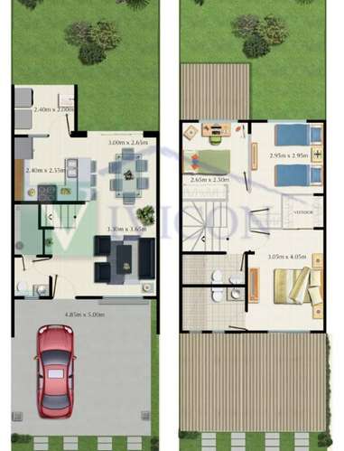 Casa Alquiler Condominio Barlovento de 3 habitaciones con jardín amplio - Imagen 9