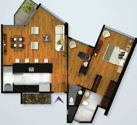 Vendo en Vistas de Nunciatura, hermoso-lujoso-amplio 71m2, amueblado, 1 hab, A/C, 1.5 baños, vista parque.   - Imagen 14