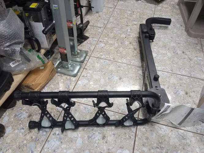 rack de 4 bicicletas super robusto se dobla nuevo para auto cod2141 asch - Imagen 2