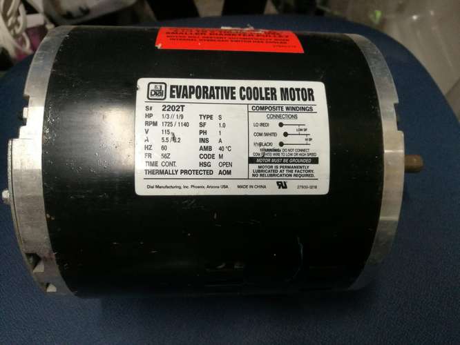 motor de enfriamiento evaporizador cod1105 asch