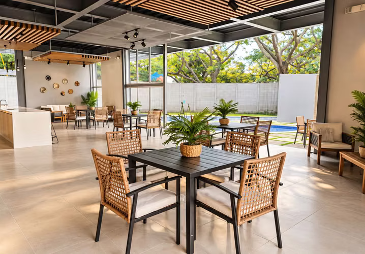 Casa en alquiler en condominio en Santa Ana, Condominio Distrito 5.