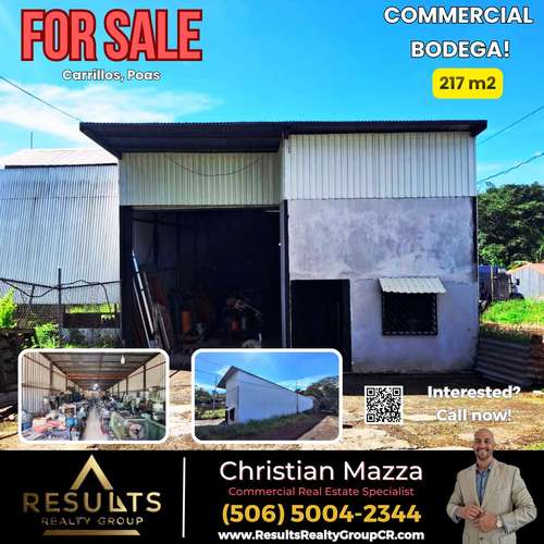 NUEVO! Bodega en Venta