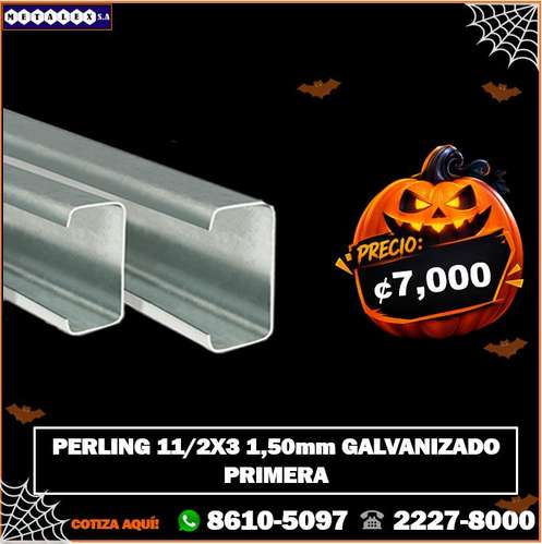 PERLING 11/2X3 1.50MM GALVANIZAOD PRIMERA