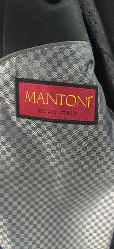 Smoking / traje formal Mantoni Milano 38R completo – 100% lana virgen Super 140s