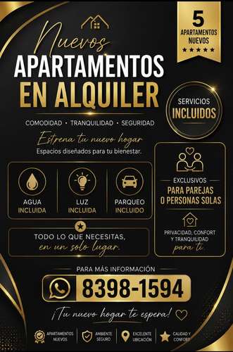 Alquiler de apartamento nuevo 