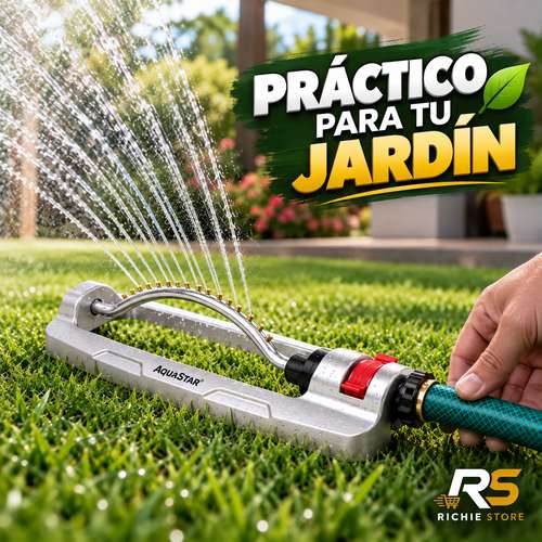  Aspersor Oscilante de Agua para Jardín y Césped con Riego Ajustable - Imagen 7