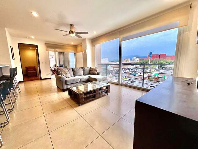DISTRITO CUATRO-ESCAZU! MODERNO Y AMPLIO APARTAMENTO 2HAB/2BAÑOS/2PARQUEOS   - Imagen 2