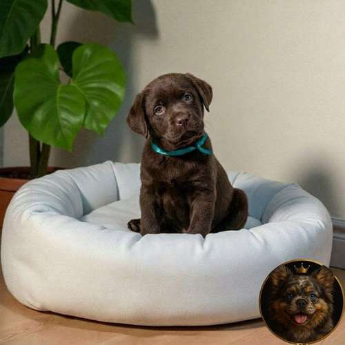 Cachorro LABRADOR RETRIEVIER CHOCOLATE LINEA AMERICANA disponible