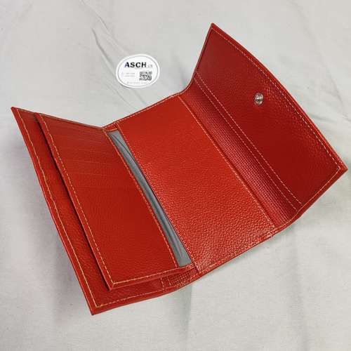 cartera billetera cuero genuino con bordados artesanal de colombia cod7242 asch - Imagen 2