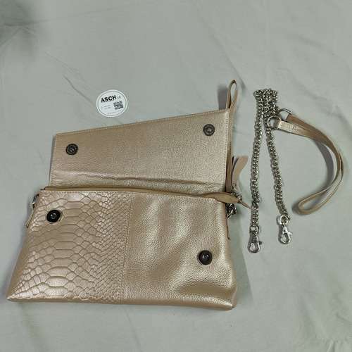 bolso cartera de cuero genuino hecho a mano artesanal de colombia cod7240 asch - Imagen 4