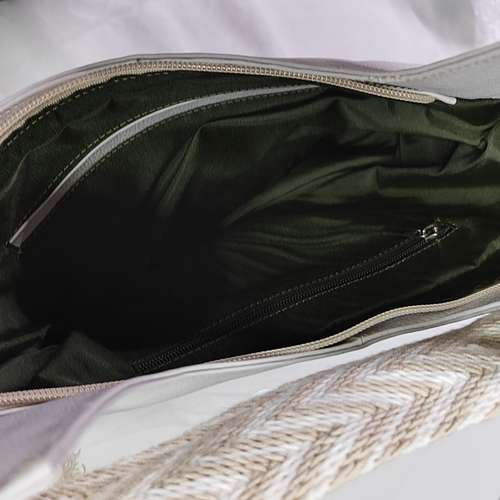 bolso de cuero hecho a mano artesanal de colombia cod7236 asch - Imagen 2