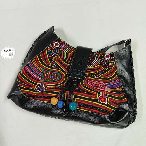 bolso de cuero hecho a mano artesanal de colombia cod7221 asch