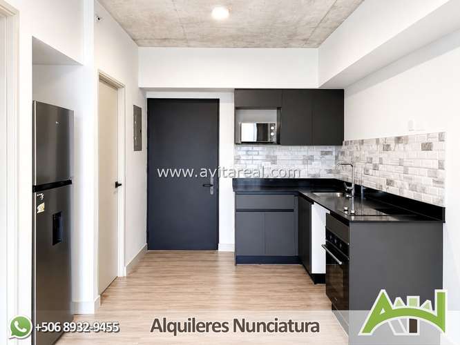 Apartamento de 1 habitación con linea blanca | Babylon Nunciatura