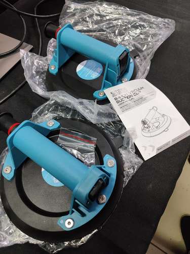 Kit de 2 Ventosas de Vacío de Alta Resistencia SEESII 8" 440 lbs cod7413 para vidrio baldosa asch - Imagen 3
