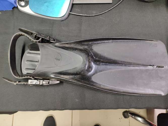 Aletas patas de rana de Buceo Snorkel TUSA Platina (Talla M) - Usadas cod7414 asch - Imagen 3