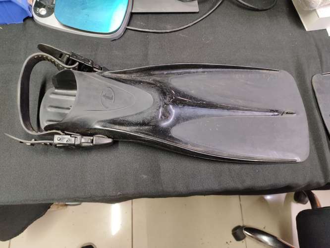 Aletas patas de rana de Buceo Snorkel TUSA Platina (Talla M) - Usadas cod7414 asch