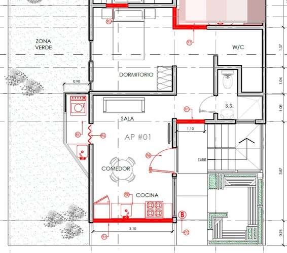 Apartaestudio sin servicios, solo incluye internet - Imagen 8