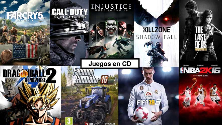 PS5 SLIM con lector de discos, más colección de juegos
