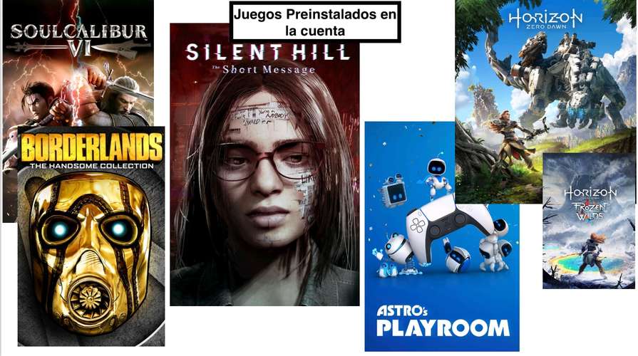 PS5 SLIM con lector de discos, más colección de juegos