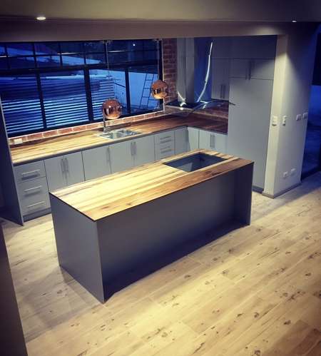 Mueble de Cocina en Melamina y Madera - precio negociable 