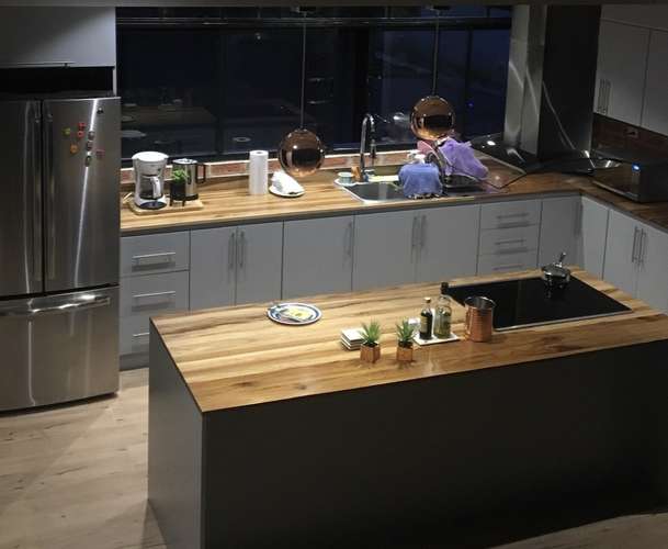 Mueble de Cocina en Melamina y Madera - precio negociable 
