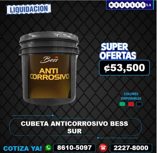 CUBETA ANTICORROSIVO BESS SUR 